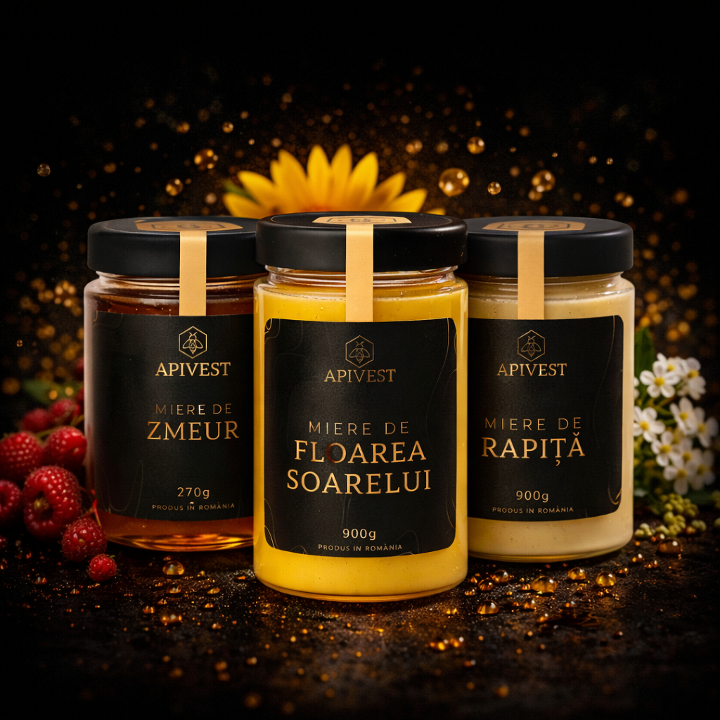 Miere Apivest 100% naturală