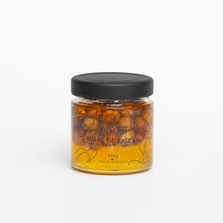 Miere de Salcâm cu Alune de Pădure Apivest MIEREplus 270g – Miere Naturală Premium