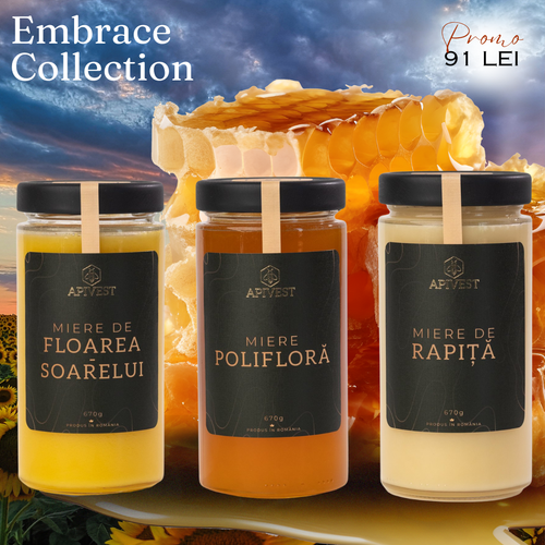 Embrace Collection – Set de Miere Apivest 3 Sortimente