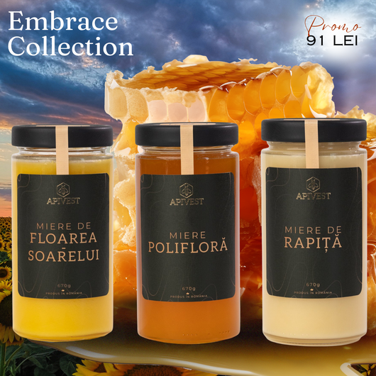 Embrace Collection – Set de Miere Apivest 3 Sortimente
