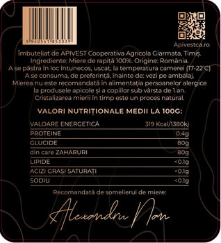 Miere de Rapiță Apivest 670g