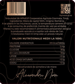 Miere de Rapiță Apivest 900g
