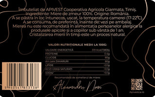 Miere de Zmeur Apivest 450g