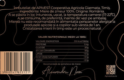 Miere de Zmeur Apivest 270g