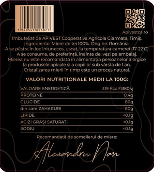 Miere de Tei Apivest 670g